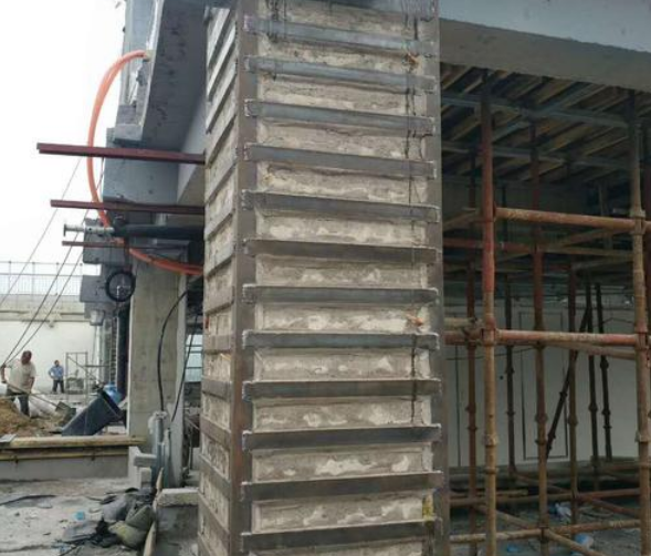 混凝土柱包鋼加固法 混凝土柱包鋼加固法